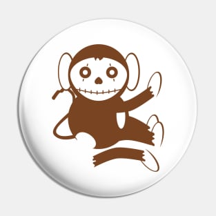 Cute Dead Monkey Pin