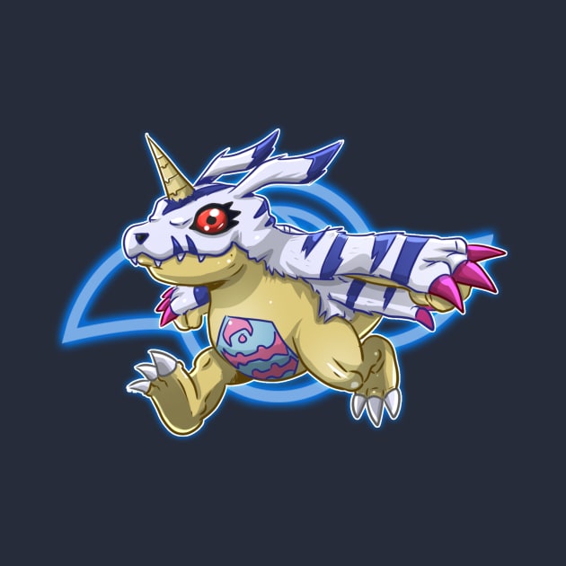 fanart gabumon by DigiTeeshrit