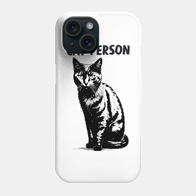 Cat Person Phone Case by DeathAnarchy