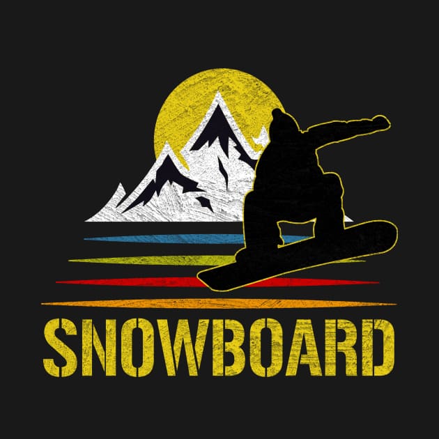 Just Snowboard And Ignore Adult Problems by funkyteesfunny