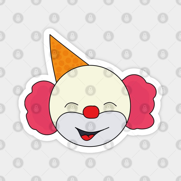 Smiling Little Clown Magnet by DiegoCarvalho