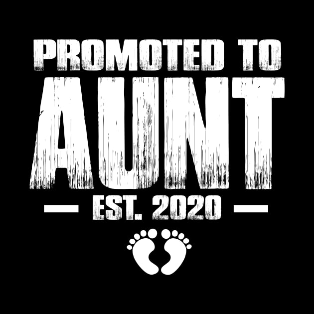 Promoted to Aunt 2020 Funny Mother's Day Gifts For New Auntie by smtworld