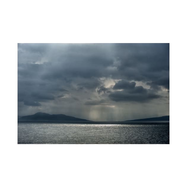 Darkness and light. Cloud break over the Isle of Arran by richflintphoto