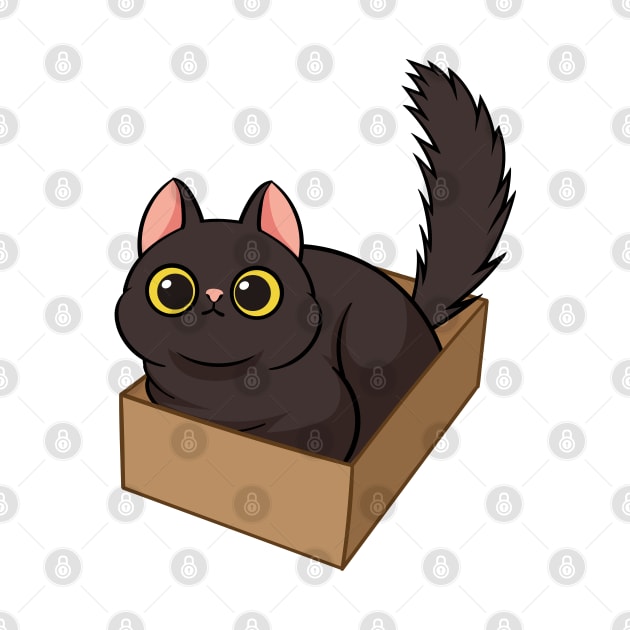 Cat in the box by tomodaging