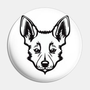 Dog face Pin