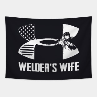 The Only Thing Hotter Than A Welder Wife Tapestry