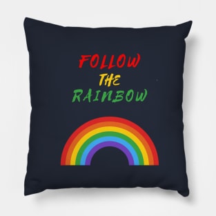 Follow the rainbow Pillow