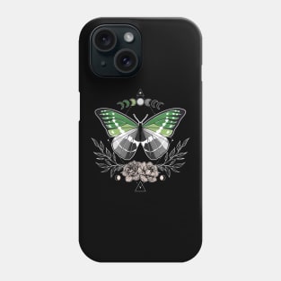Aromantic Butterfly LGBT Pride Flag Phone Case