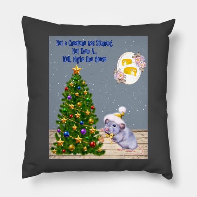 One Stirring Mouse Pillow by All Thumbs