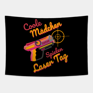 Gift for Laser Tag PLayers Pew Pew Madafakas Laser Tag Party Tapestry