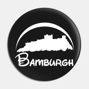 Bamburgh Castle (White Logo) Pin