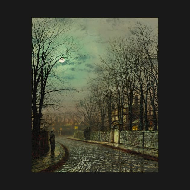 The Tryst by John Atkinson Grimshaw by Classic Art Stall