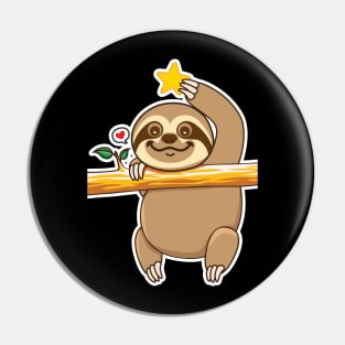 Sloth Star Pin