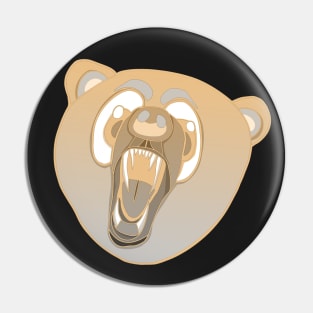 Beige Gradient Bear Pin