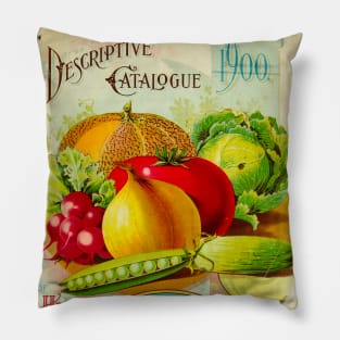 Seed Catalogue Cover (1900) Pillow