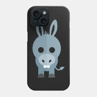 Funny blue donkey Phone Case