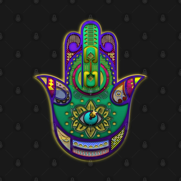 Hamsa 3D by LanaBanana