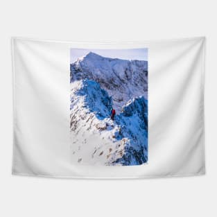 Crib Goch, winter Tapestry