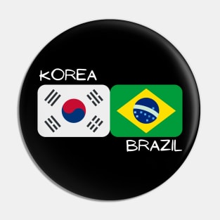 Korean Brazilian - Korea, Brazil Pin