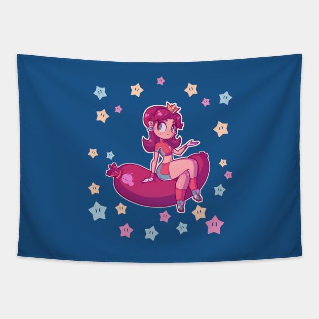 Princess of Sausage Land Tapestry by Xuco
