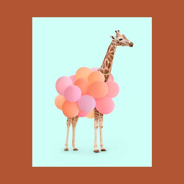 giraffe surrealism by Evolution17