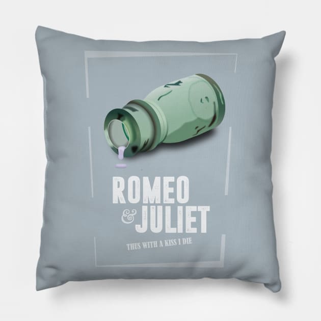 Romeo and Juliet - Alternative Movie Poster Pillow by MoviePosterBoy