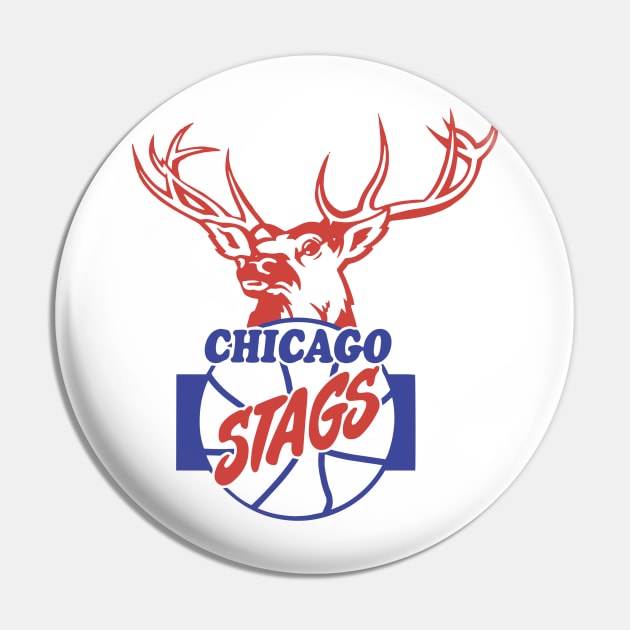 Vintage Chicago Stags Basketball 1946 Pin by LocalZonly