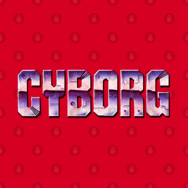 Cyborg Vintage Action Hero by 8 Fists of Tees