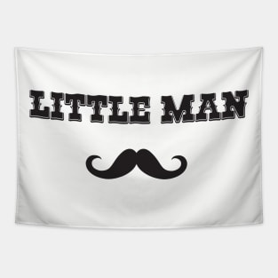 Little Man Mustache Matching Dad Or Bodysuit Gift Set - Great Gift for Father's Day Or Birthday T-Shirt Tapestry