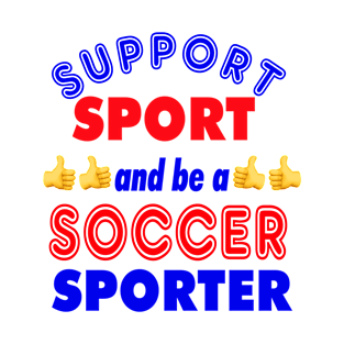 Support Sport Soccer Supporter col T-Shirt