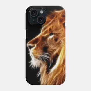 Glowing Lion Phone Case