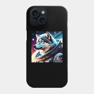 Wolf in Space Phone Case