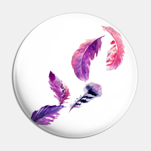 feathers Pin by Lifestylle