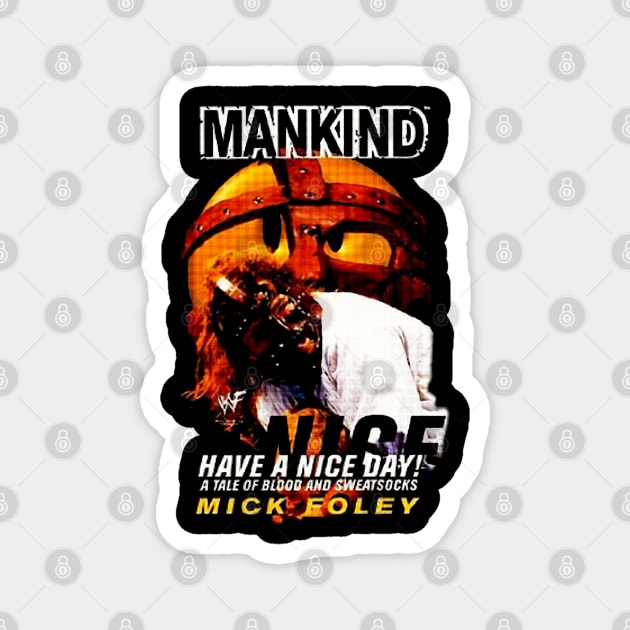 Mankind is Mick Foley Magnet by DarkFeather