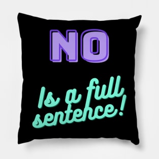 Full Sentence Pillow