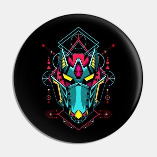 Cyber Mask Pin