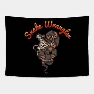 Snake Wrangler Cottonmouth Tapestry