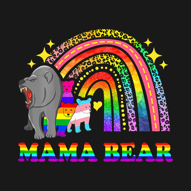 LGBT Mama Bear Gay Pride Equal Rights by smoothsharkz