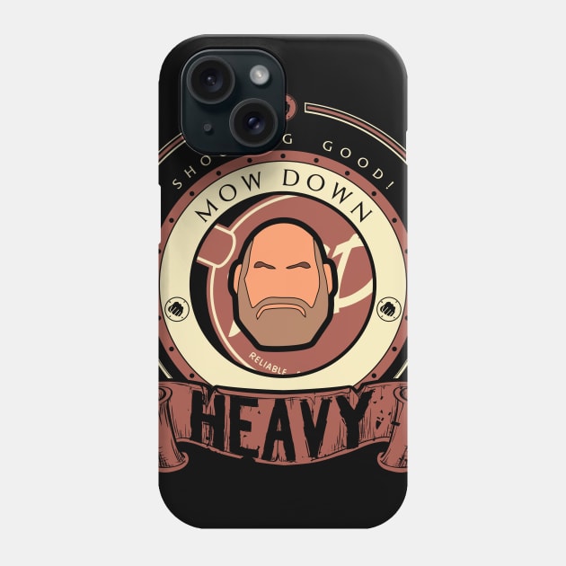 Heavy - Red Team Phone Case by FlashRepublic