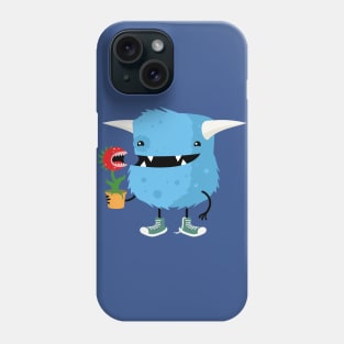 Monster and his pet plant carnivore Phone Case