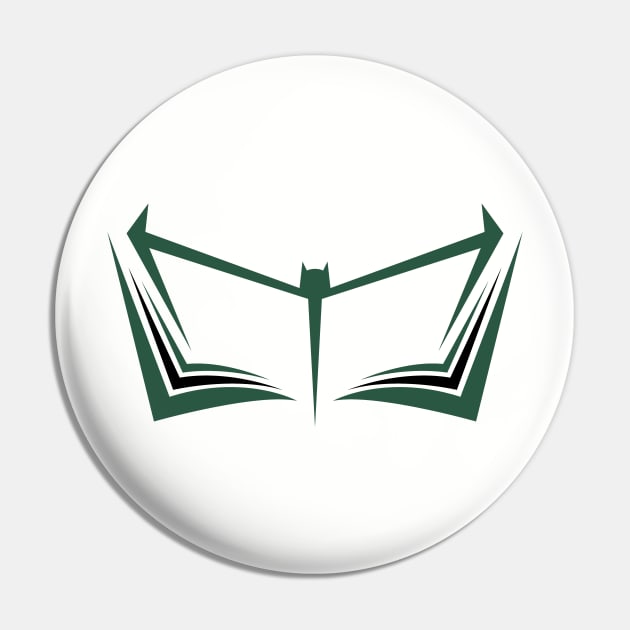 New York Football TBBC green Pin by The Batman Book Club