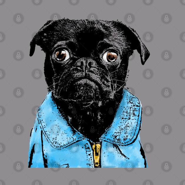Cool Punk Pug - Would You Look At ME? by deelirius8