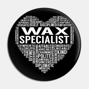 Wax Specialist Heart Pin