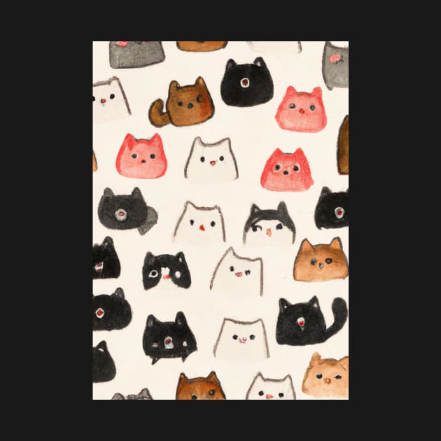 Cute Cat Pattern by maxcode