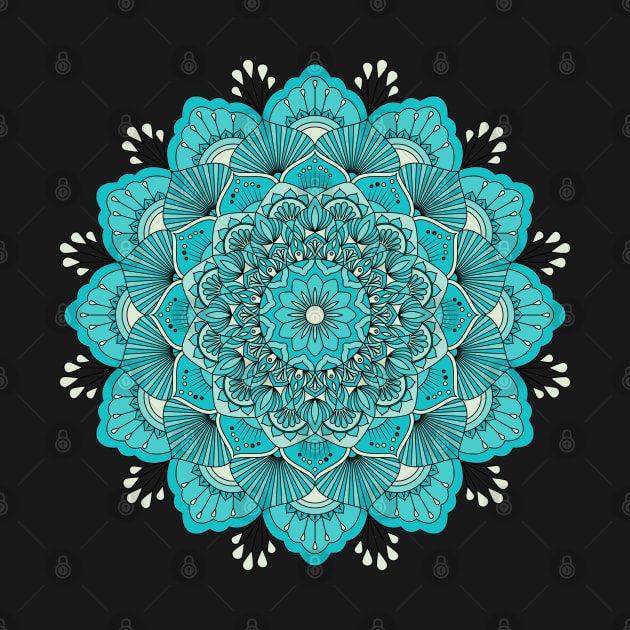 Mandala Design E by Jean Plout Designs