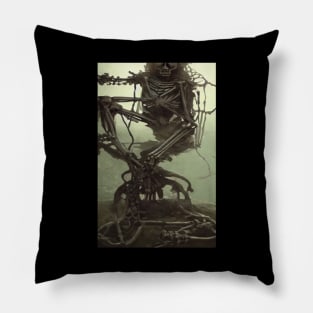 Skeleton Horror Pillow