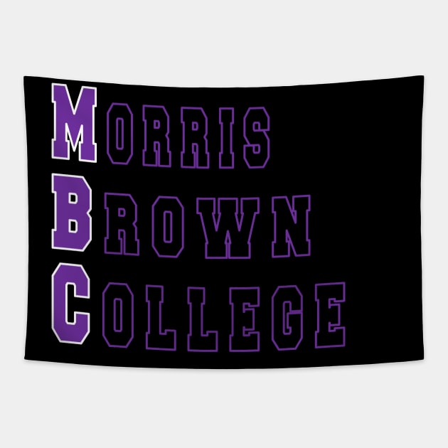 Morris Brown 1881 College Apparel Tapestry by HBCU Classic Apparel Co