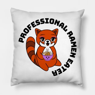 Red Panda Ramen Eater Pillow