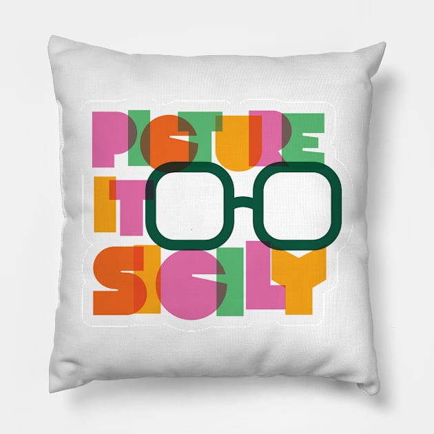 Picture It, Sofia Pillow by NeaandTheBeard