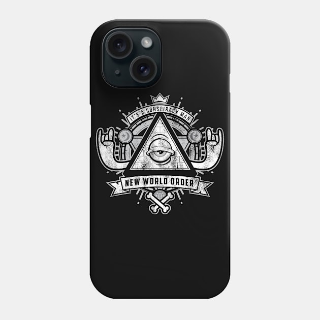 New World Order Phone Case by ODEN Studios